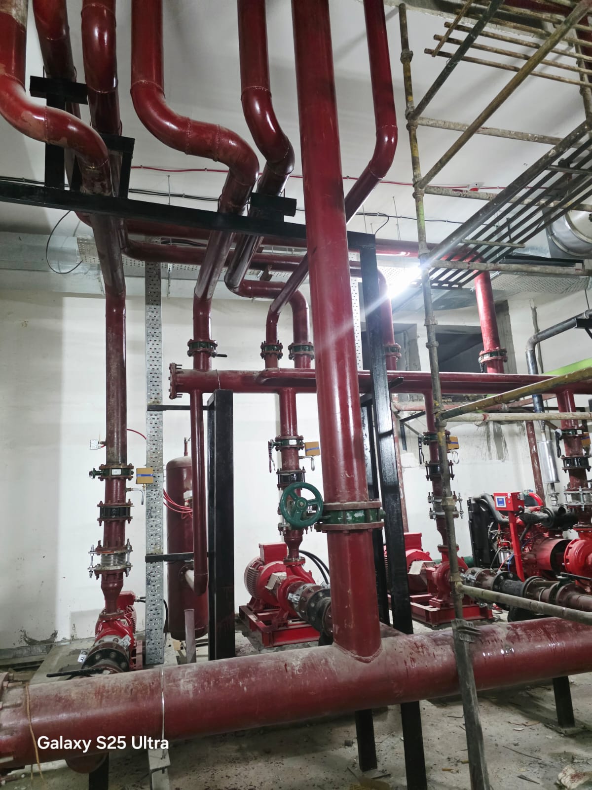 Firefighting Pump Room — Electric, Diesel & Jockey Pumps