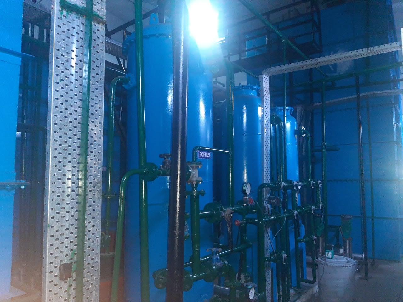 Water Softener System with Process Piping
