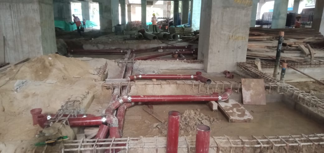 Underground Fire Hydrant Ring Main Installation